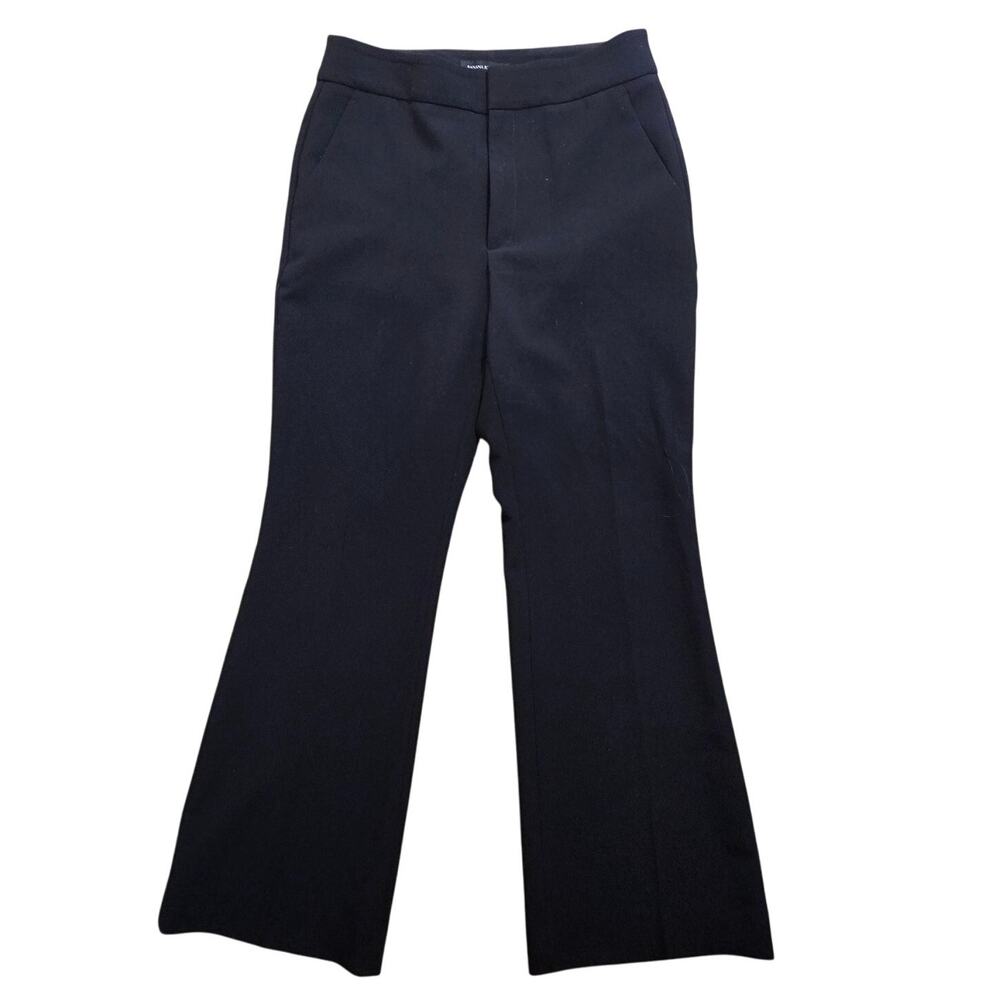 Banana Republic Black High-Rise Bootcut Flare Pants 8S Short